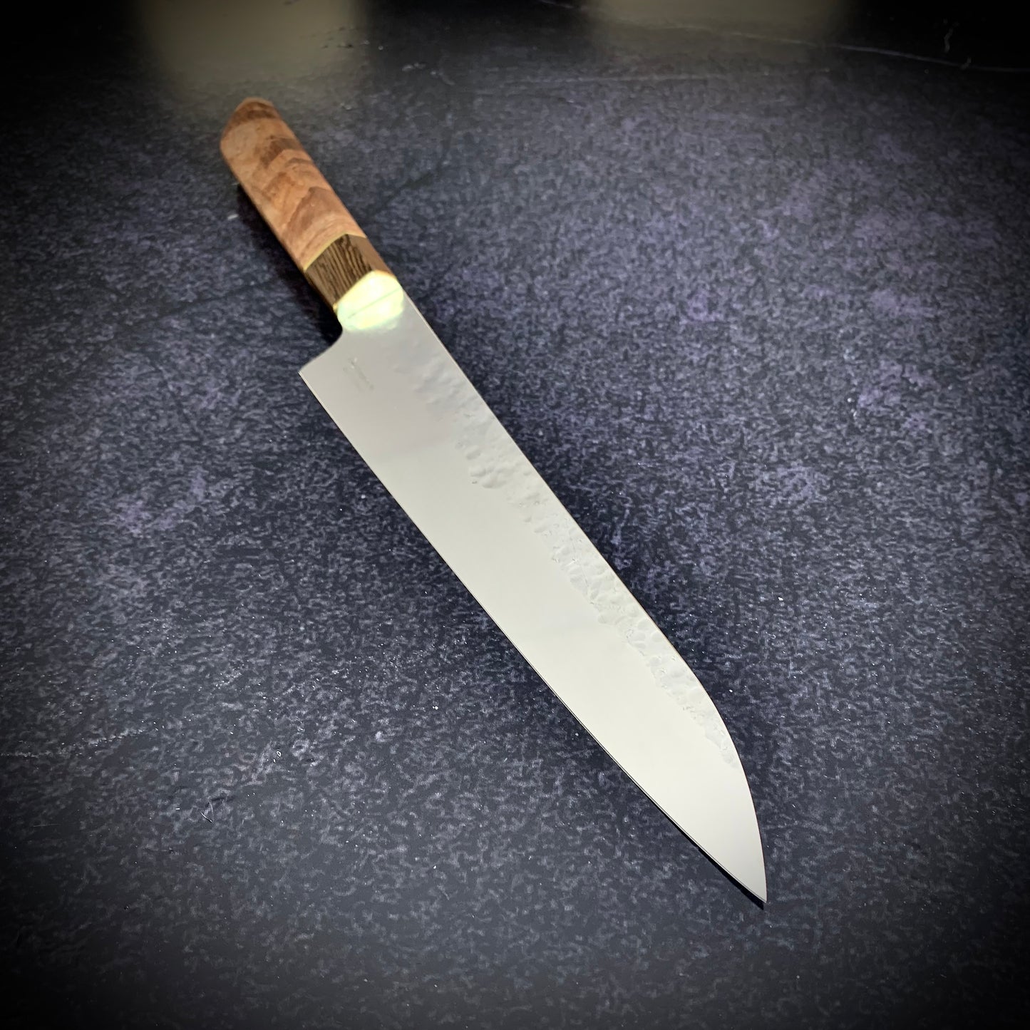 Japanese Gyuto - Mesquite Wa Handle - Forged AEB-L Stainless