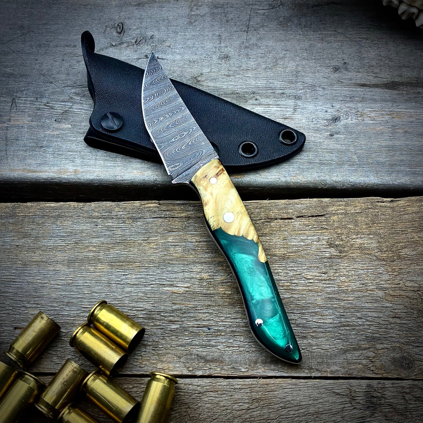 EDC V2 Damascus Steel