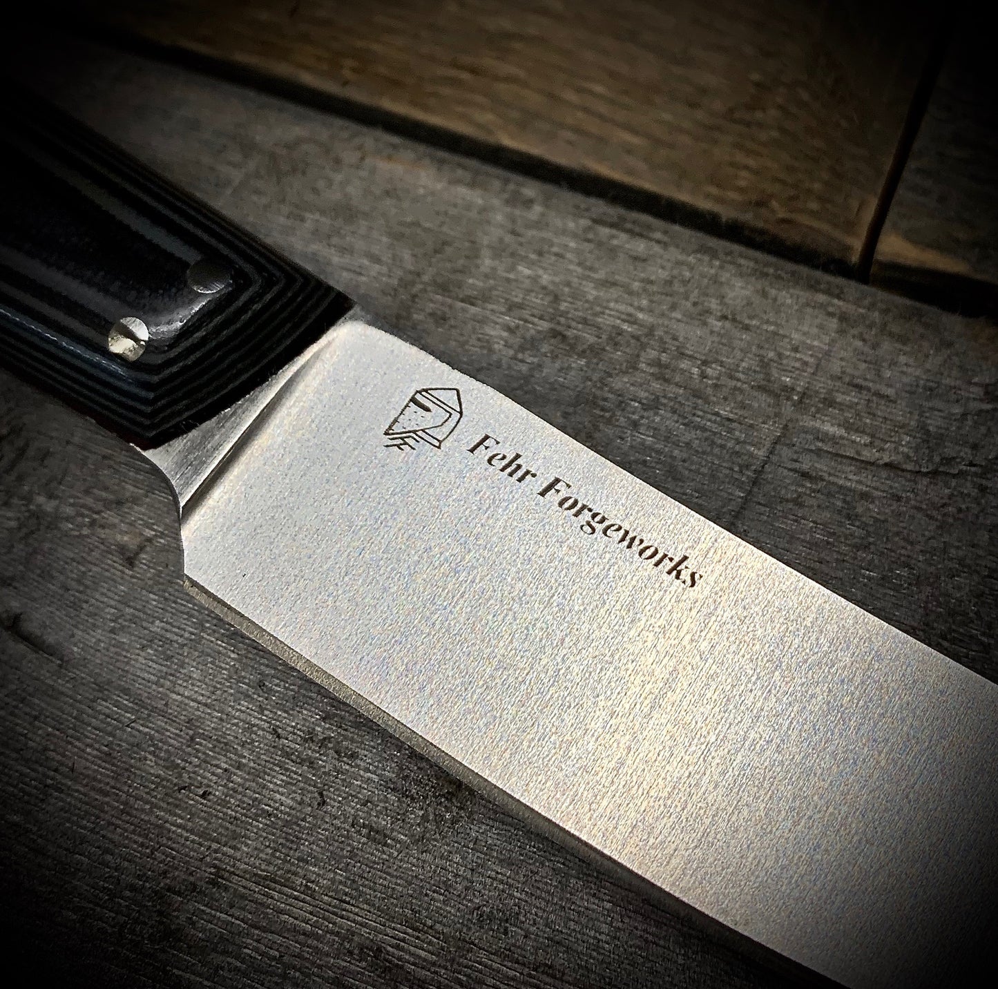 Hand Forged 1095 High Carbon Steel Hunting Knife, handmade in Winnipeg Canada by Blacksmith Graeson Fehr. Kydex or hand tooled leather sheath options.