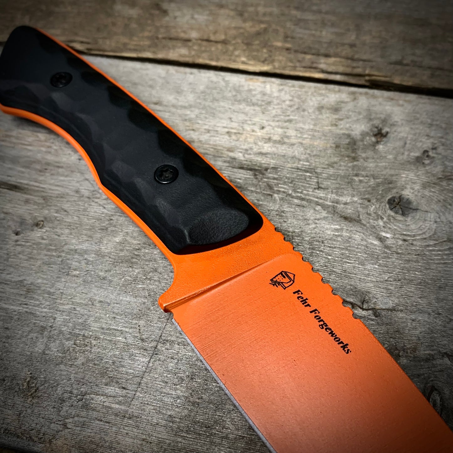 Auxiliary V3  Hunting Knife (Orange)