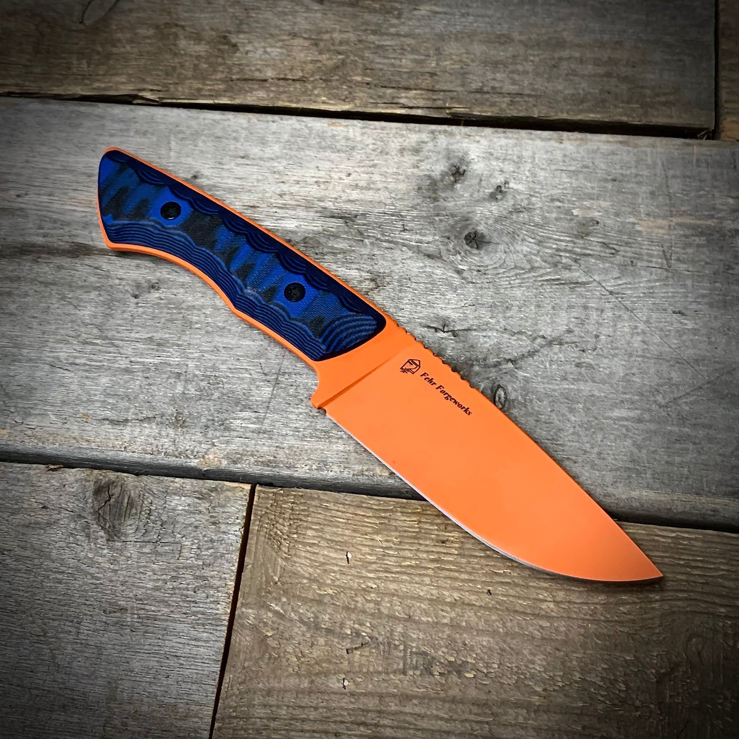 Auxiliary V3  Hunting Knife (Orange)