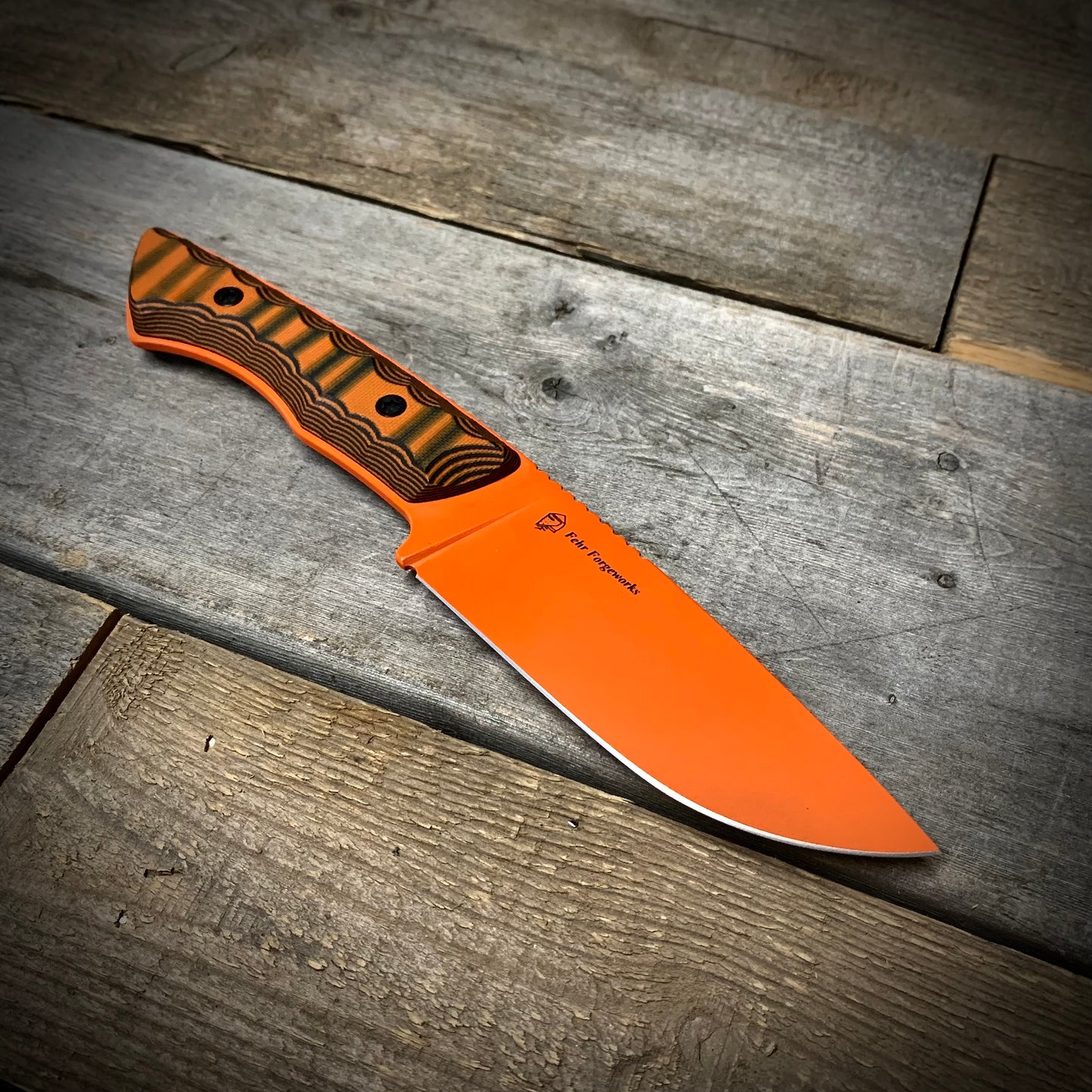 Auxiliary V3  Hunting Knife (Orange)