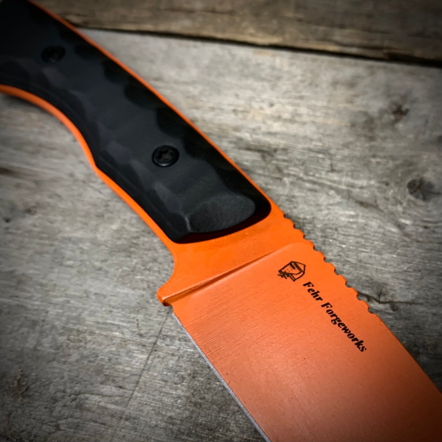 Auxiliary V3  Hunting Knife (Orange)