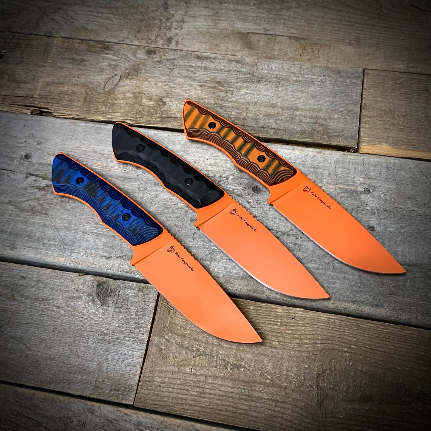 Auxiliary V3  Hunting Knife (Orange)