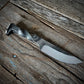Hand Forged Railroad Spike Hunting Knife (Drop Point)