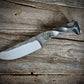 Hand Forged Railroad Spike Hunting Knife (Drop Point)