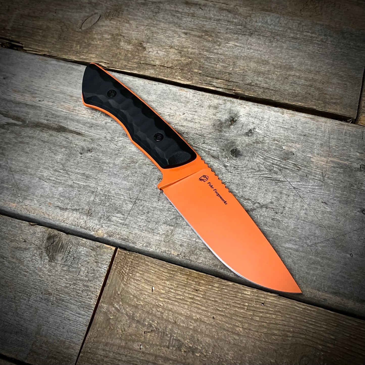 Auxiliary V3  Hunting Knife (Orange)