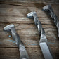 Hand Forged Railroad Spike Hunting Knife (Drop Point)