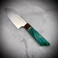 Japanese Santoku - Live Edge Maple Handle - Forged AEB-L Stainless