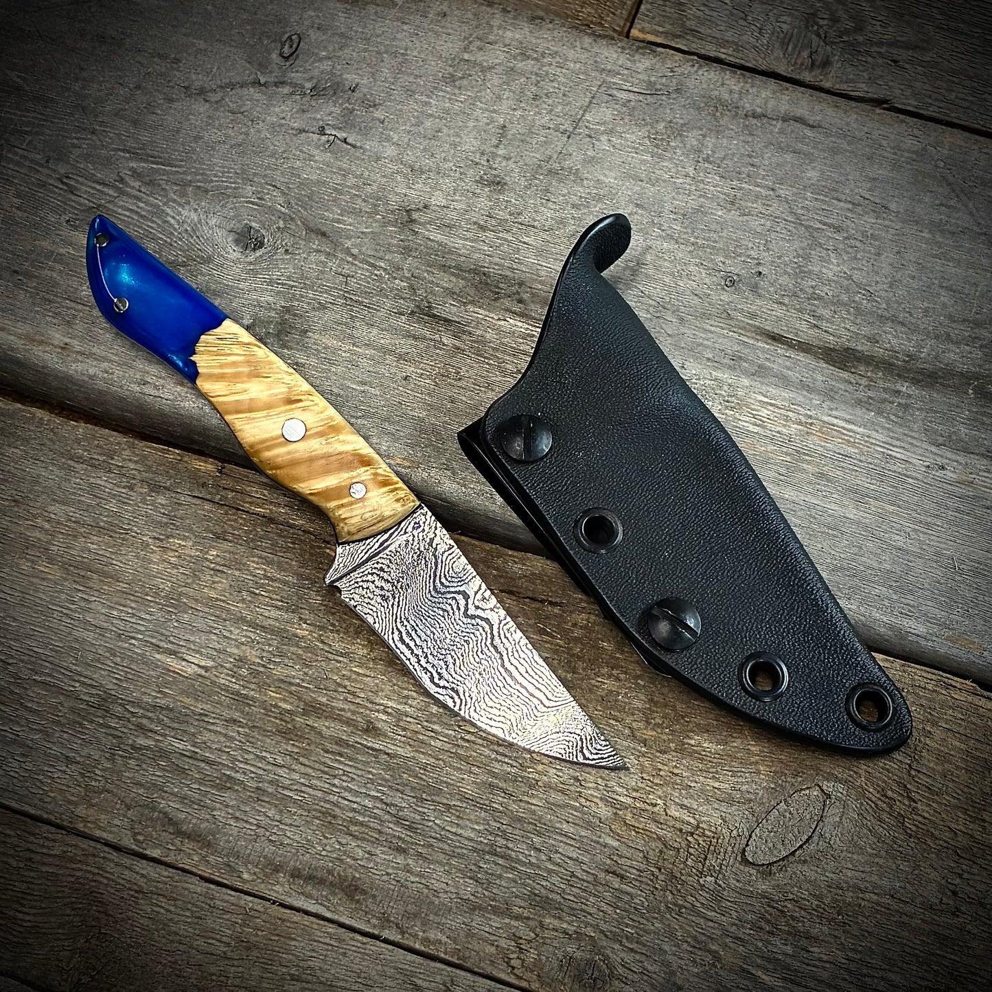 EDC V2 Damascus Steel