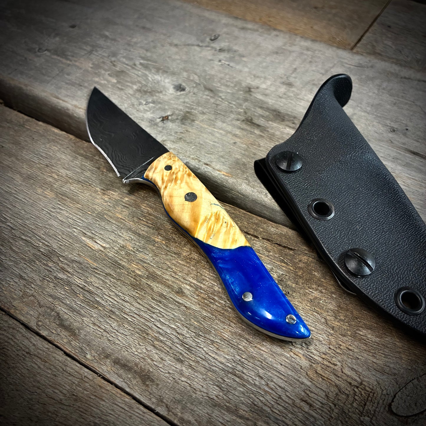 EDC V2 Damascus Steel