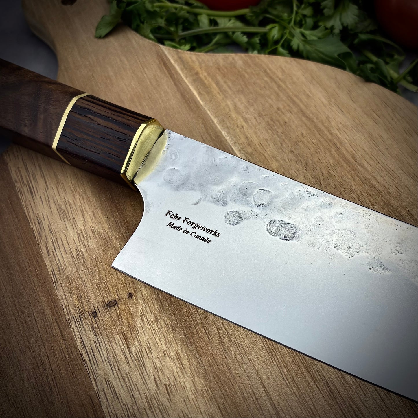 Japanese Santoku - Wa Handle - Forged AEB-L Stainless
