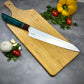 Japanese Gyuto - Blue Maple Wa Handle - Forged AEB-L Stainless