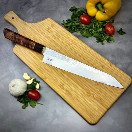 Japanese Gyuto - Mesquite Wa Handle - Forged AEB-L Stainless