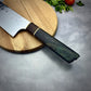 Japanese Nakiri - Live Edge Maple Handle - Forged AEB-L Stainless