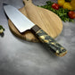Japanese Bunka - Maple Burl Handle - Forged AEB-L Stainless