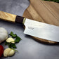 Japanese Santoku - Live Edge Maple Handle - Forged AEB-L Stainless