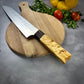 Japanese Gyuto - Live Edge Maple Handle - Forged AEB-L Stainless