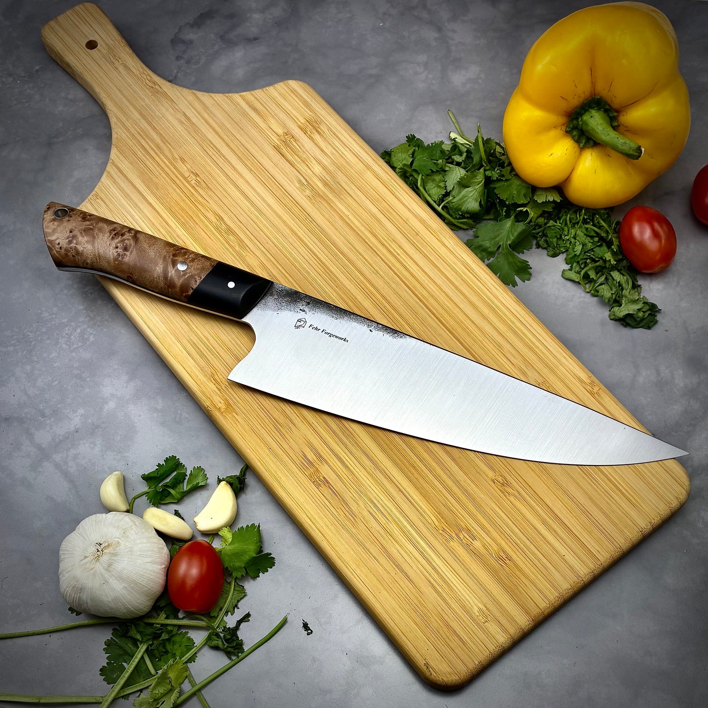 Carbon Steel 8" Western Chef Knife