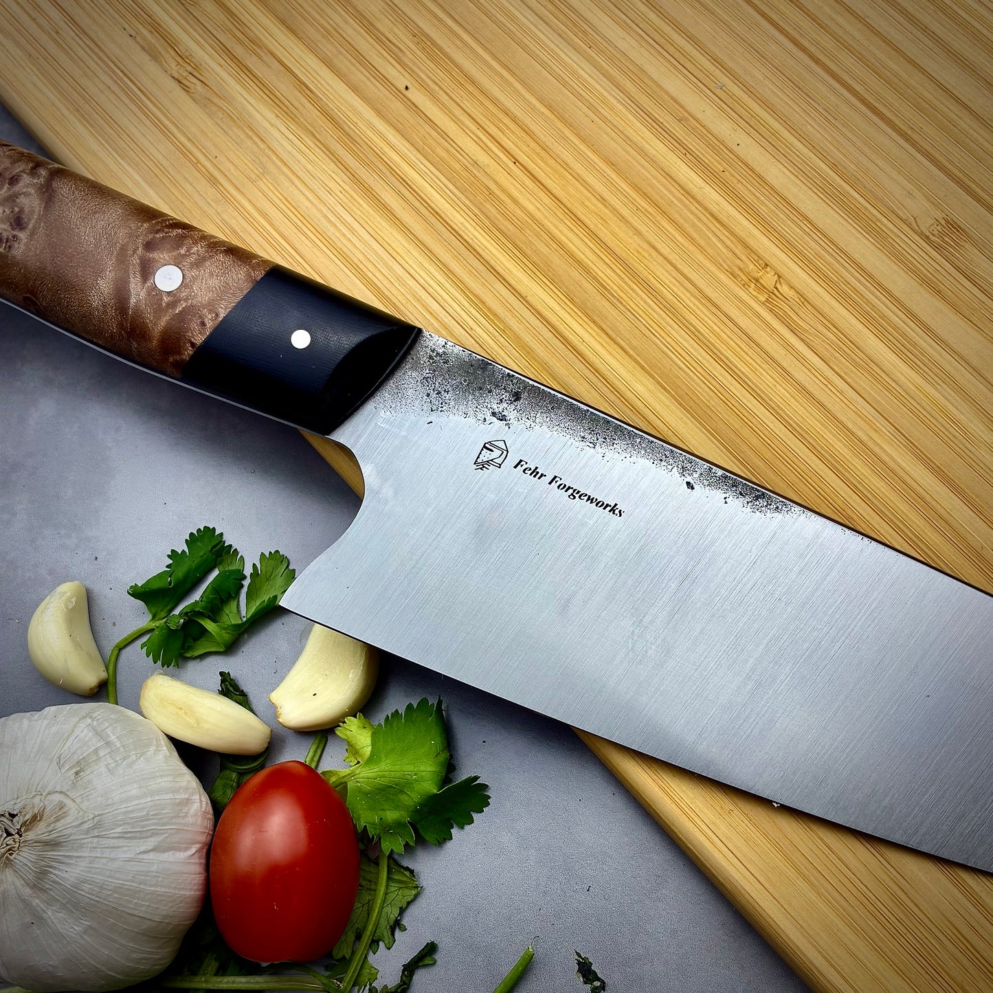 Carbon Steel 8" Western Chef Knife