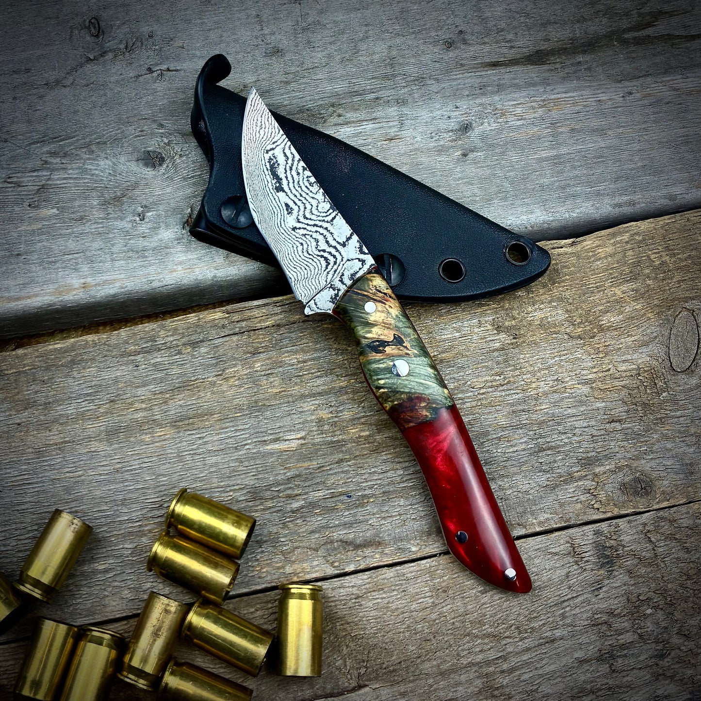 EDC V2 Damascus Steel