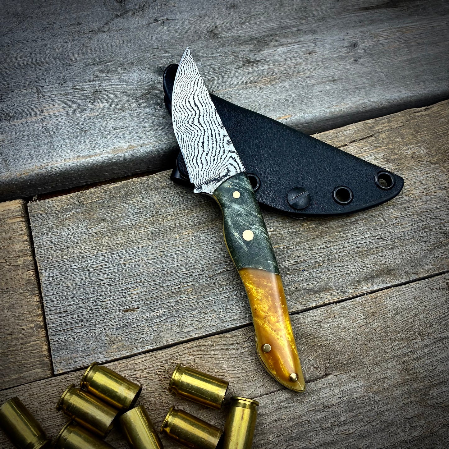 EDC V2 Damascus Steel