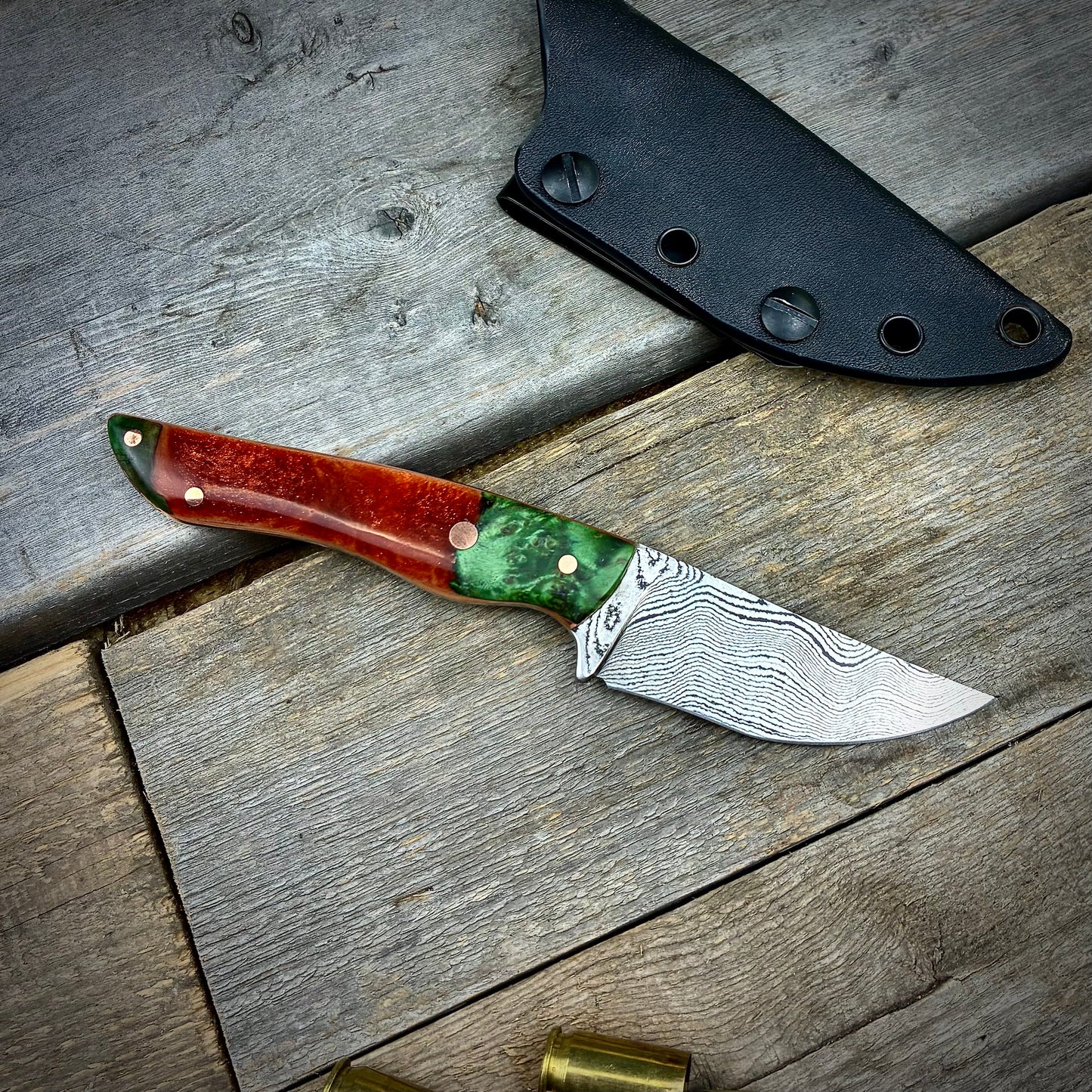 EDC V2 Damascus Steel