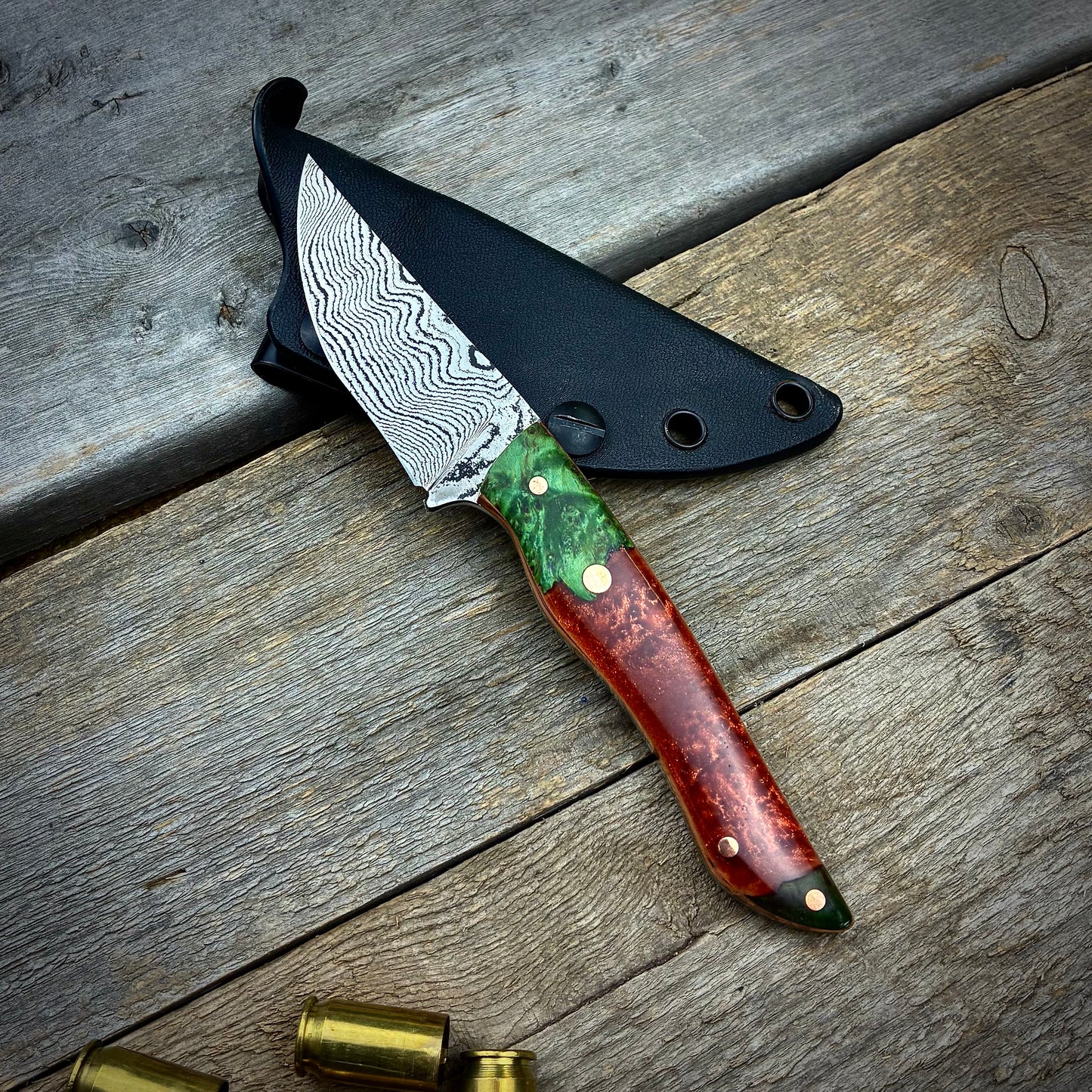 EDC V2 Damascus Steel