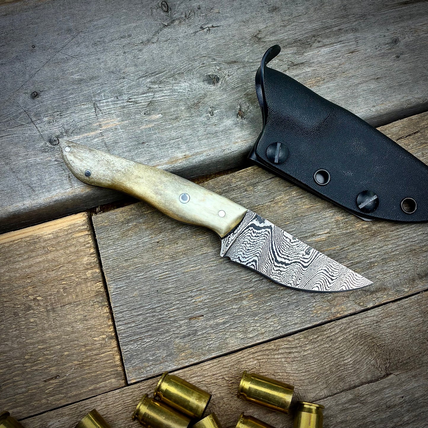 EDC V2 Damascus Steel