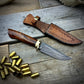 Damascus Hunter Desert Ironwood Burl Handle