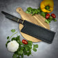 Japanese Nakiri - Live Edge Maple Handle - Forged AEB-L Stainless