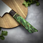 Japanese Nakiri - Live Edge Maple Handle - Forged AEB-L Stainless