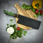 Japanese Nakiri - Live Edge Maple Handle - Forged AEB-L Stainless