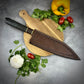 Japanese Bunka - Live Edge Maple Handle - Forged AEB-L Stainless