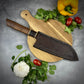 Japanese Santoku - Wa Handle - Forged AEB-L Stainless
