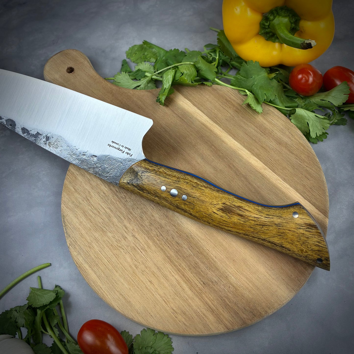 Carbon Steel 8" Western Chef Knife