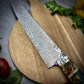 Damascus Japanese Gyuto - Maple Burl Handle