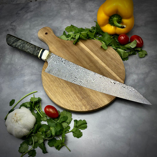 Damascus Japanese Kiritsuke