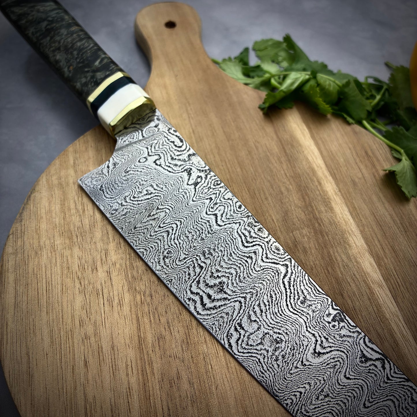 Damascus Japanese Kiritsuke