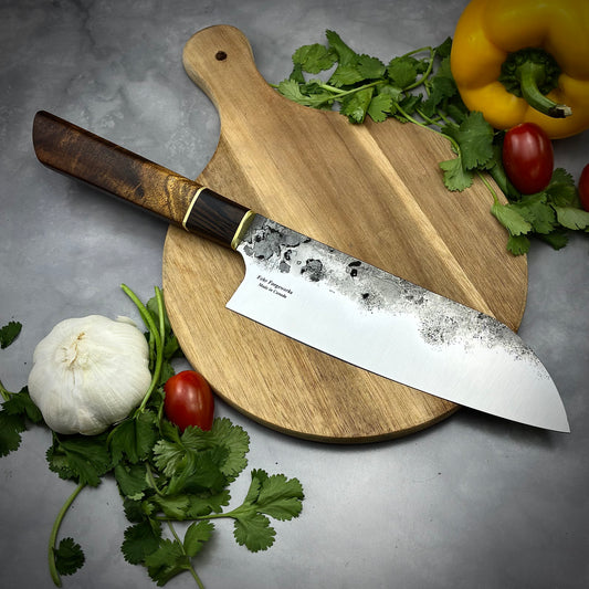 Japanese Santoku - Forged High Carbon Steel