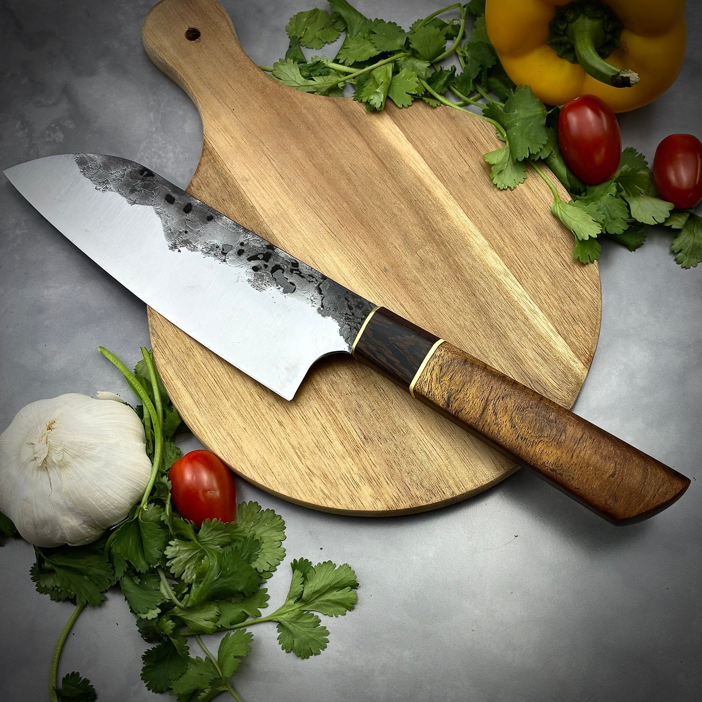 Japanese Santoku - Forged High Carbon Steel