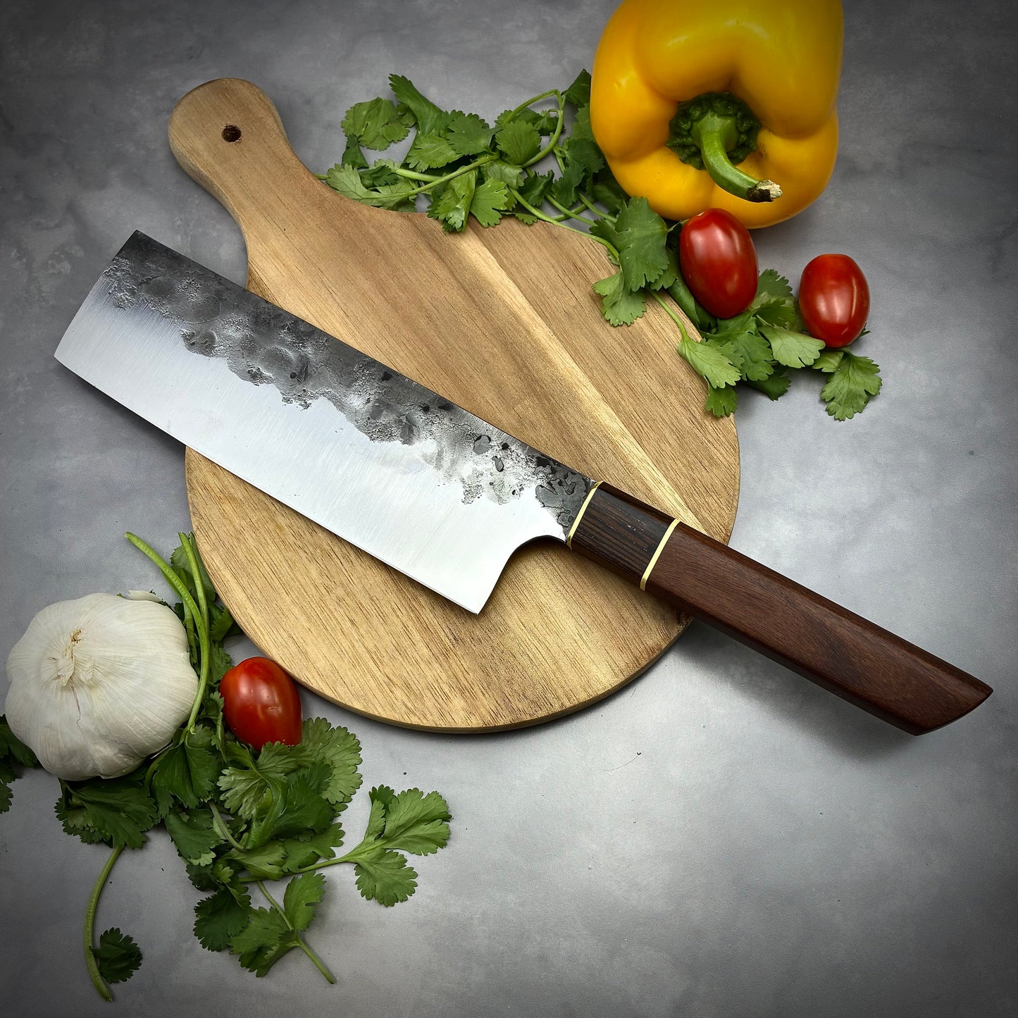 Japanese Nakiri - Forged High Carbon Steel