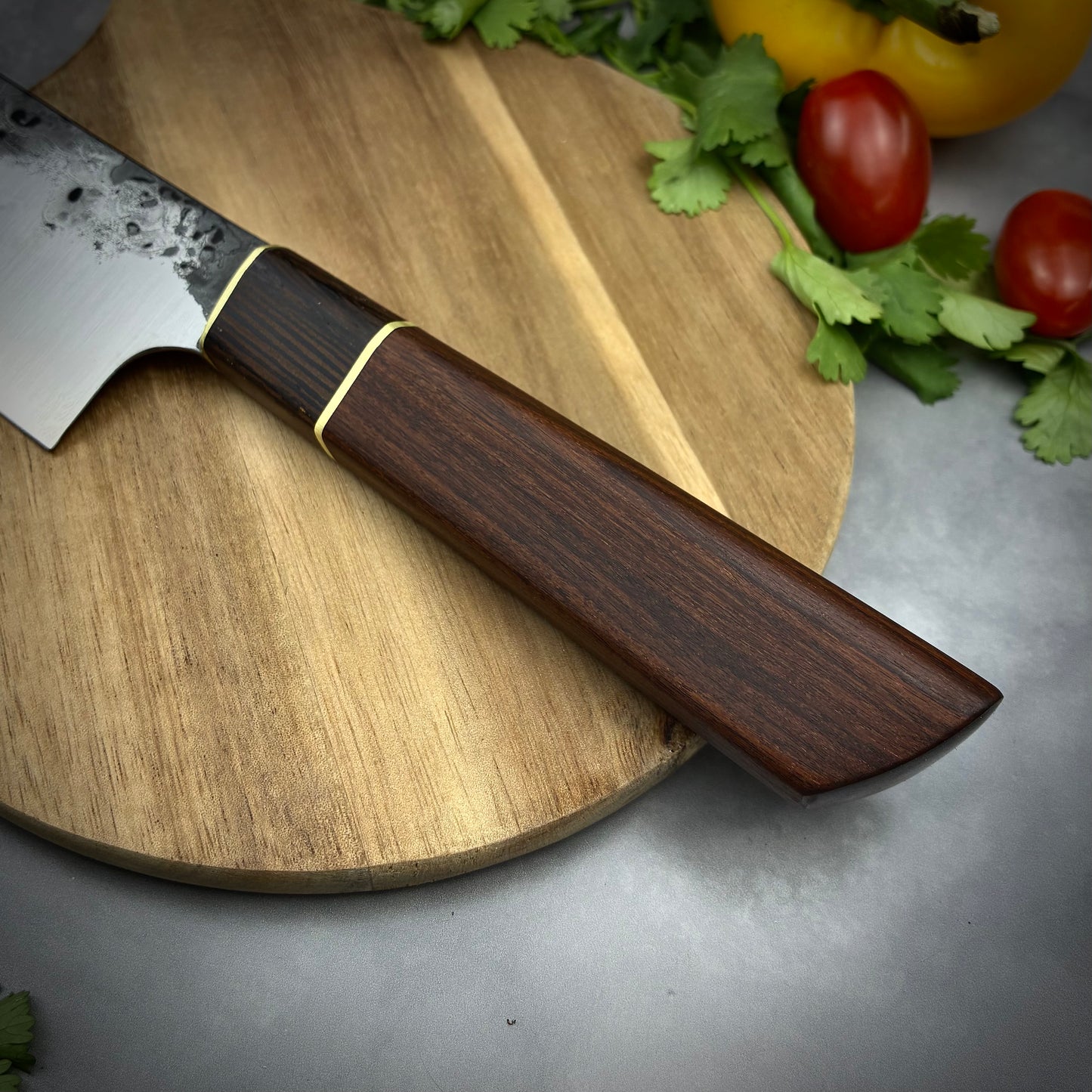 Japanese Santoku - Forged High Carbon Steel