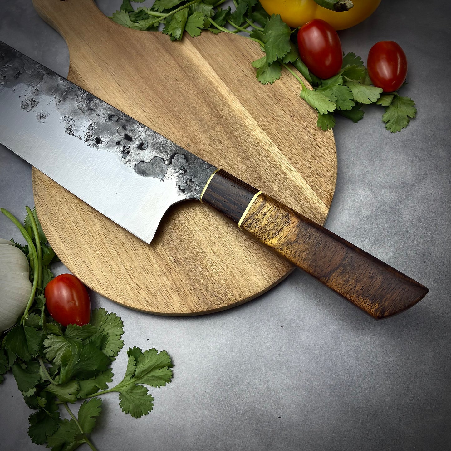 Japanese Nakiri - Forged High Carbon Steel