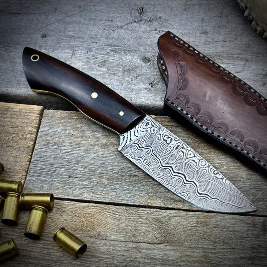 Damascus Auxiliary V2 Makassar Ebony