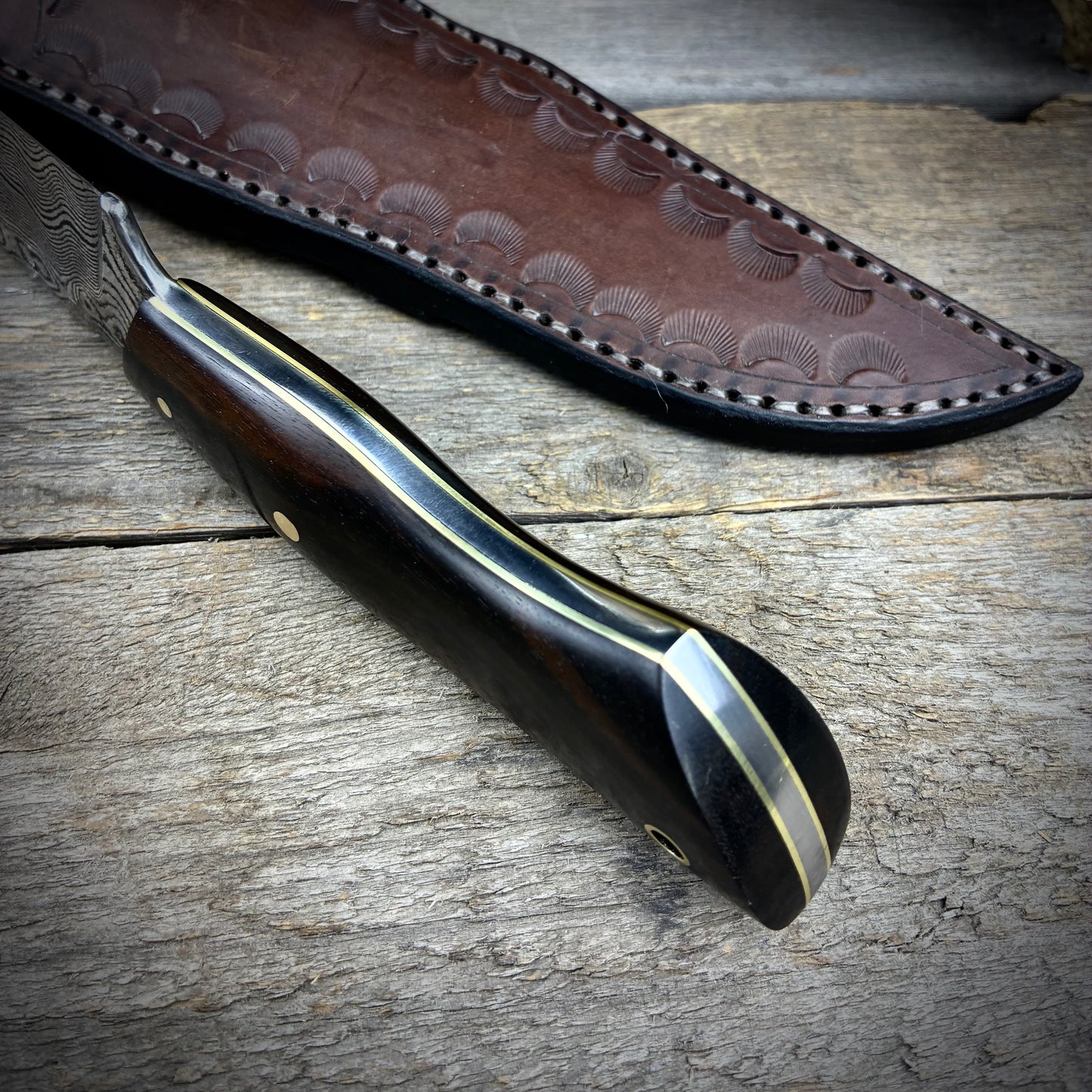 Damascus Auxiliary V2 Makassar Ebony