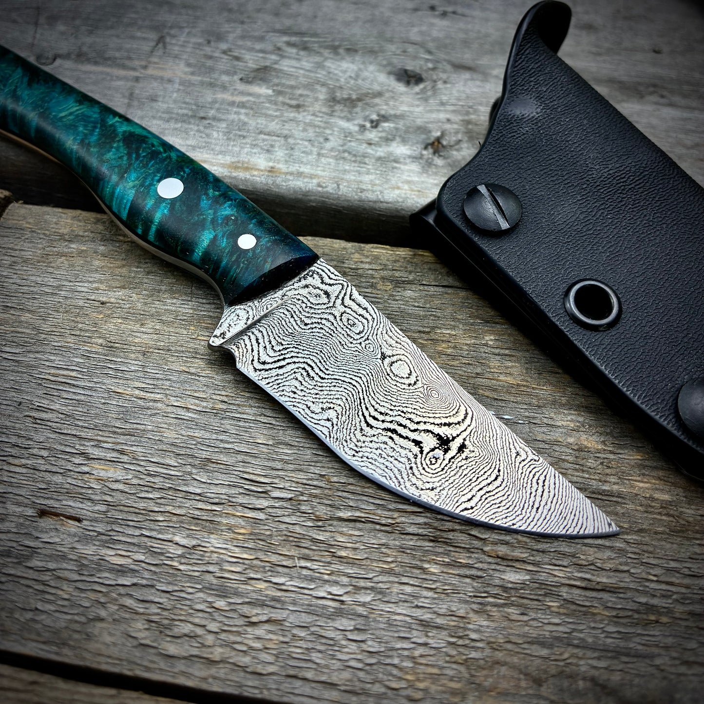 EDC V2 Damascus Steel
