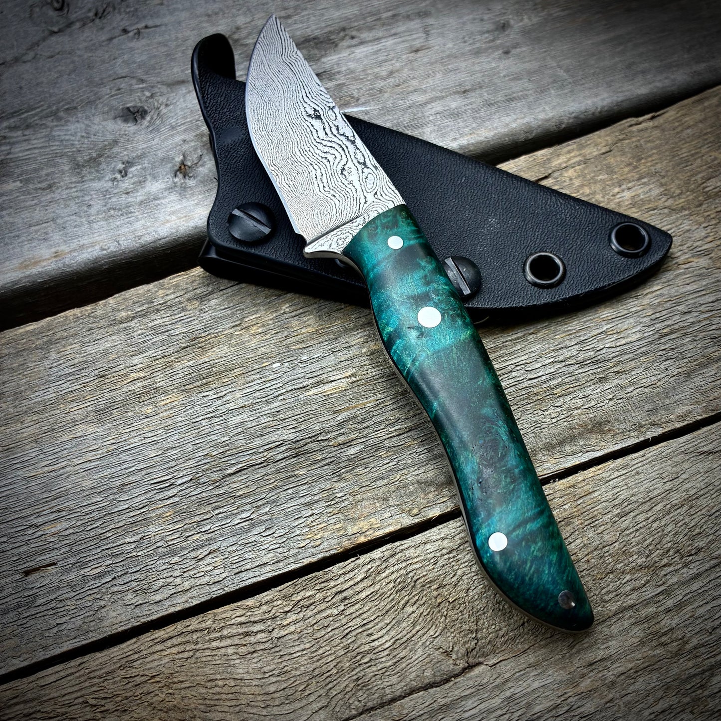 EDC V2 Damascus Steel