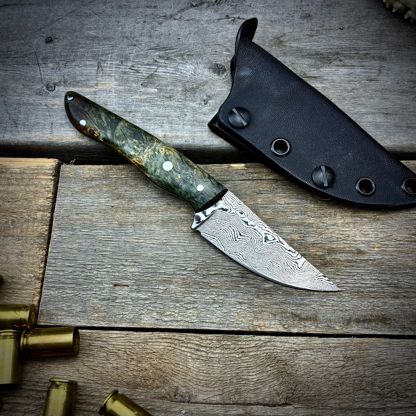 EDC V2 Damascus Steel