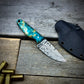 Damascus EDC Maple Burl Handle